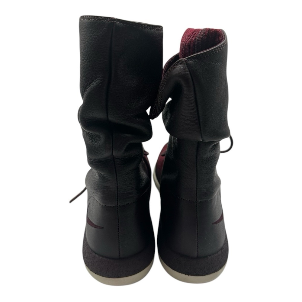 Nike Roshe Two Hi Flyknit Boots Women's Size 10 Deep Burgundy Red 861708-600 - Picture 8 of 12